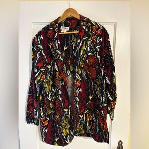 Colorful Crazy Horse Patterned Jacket